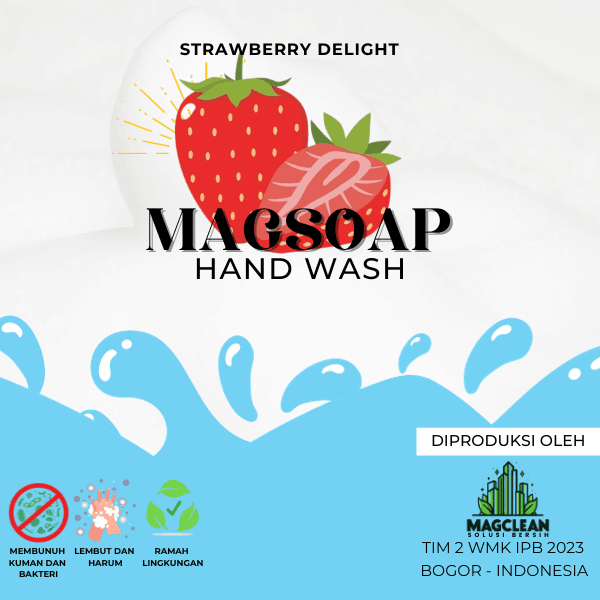 photo Magsoap Hand Wash Strawberry Delight 