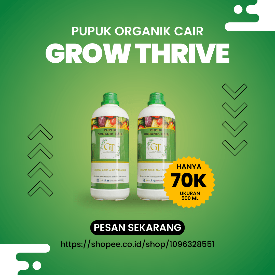 photo Pupuk Organik Cair Grow Thrive 