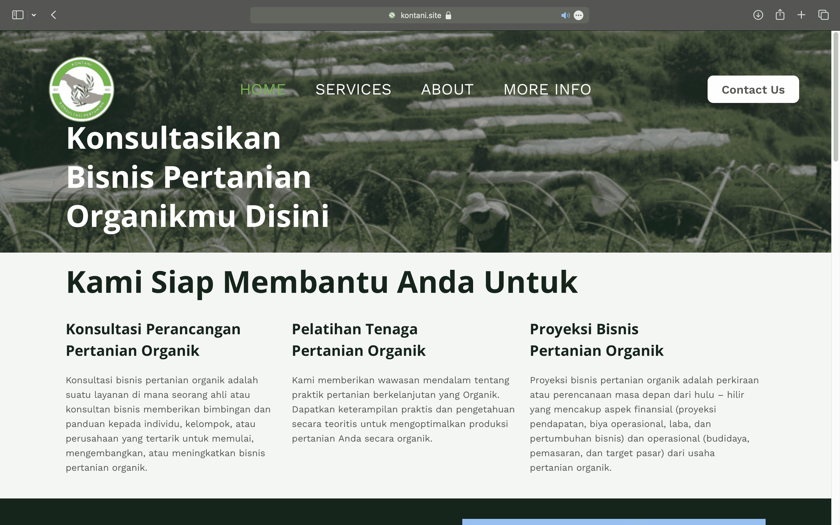 photo Konsultasi Bisnis Pertanian Organik 