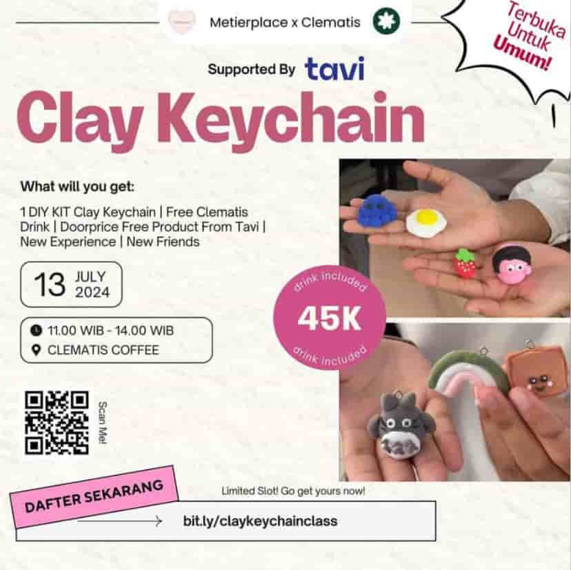 photo Clay Keychain Class