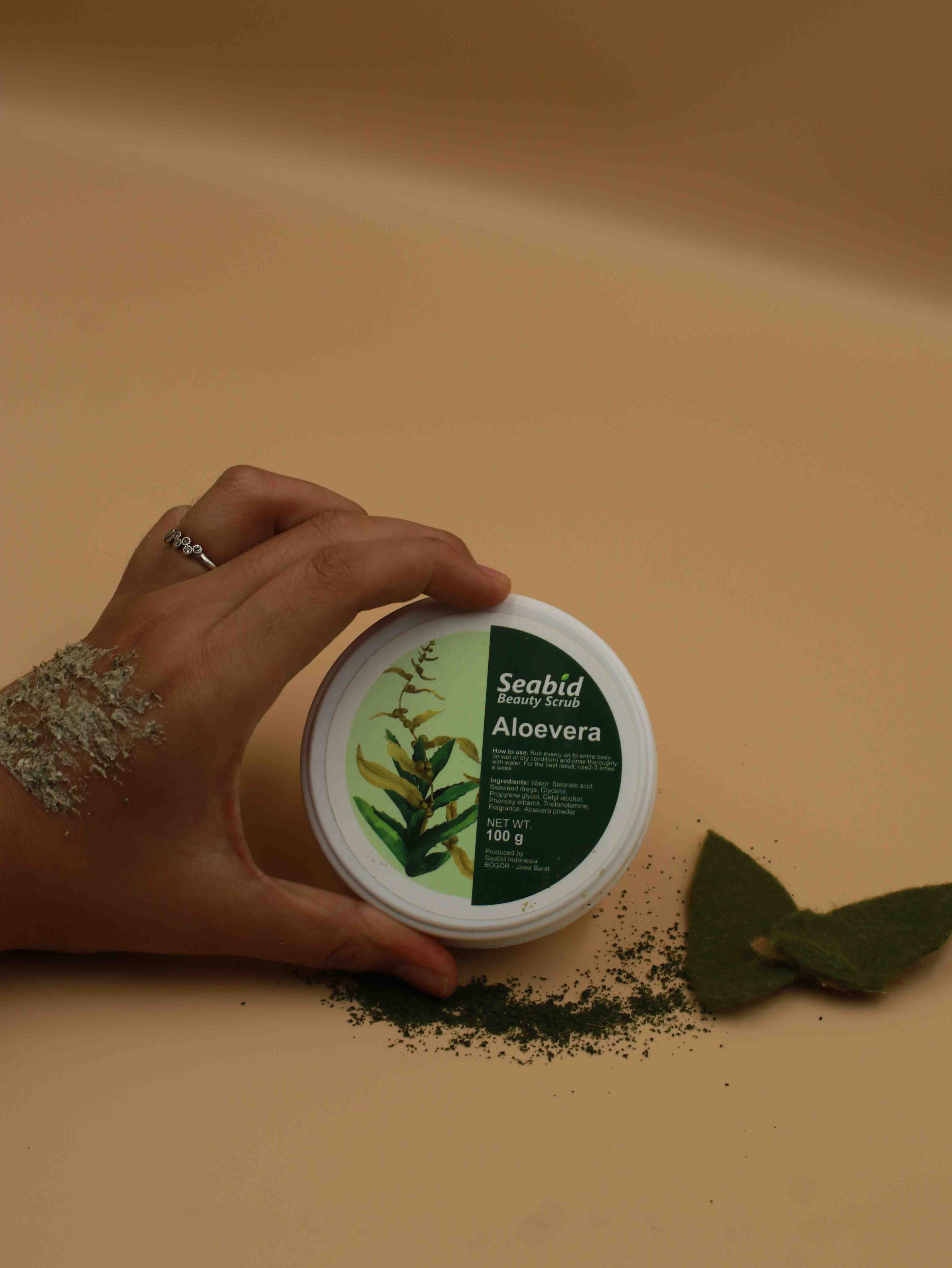 photo Body Scrub Aloe Vera Seabid Beauty